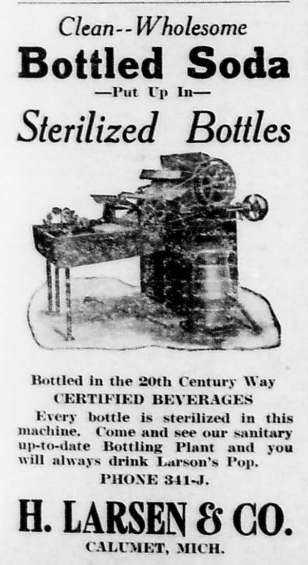 Newspaper ad - <i>The Keweenaw Miner</i>, 05 Jun 1915